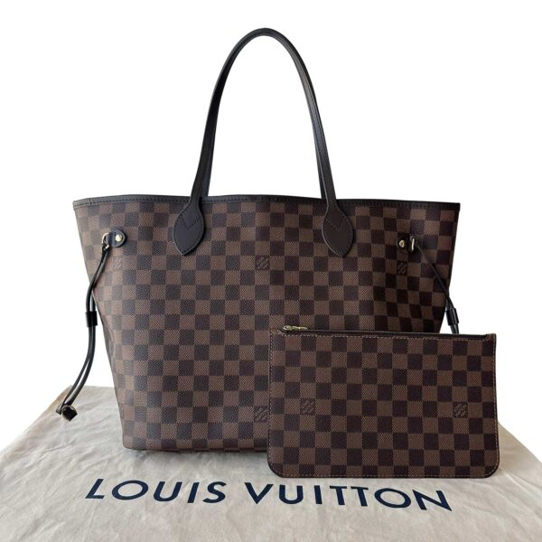 LV Damier Ebene Neverfull MM - Image 9