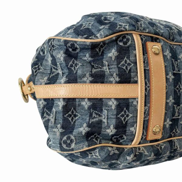 LV Denim Porte Epaule Raye Cabas Bag - Image 6