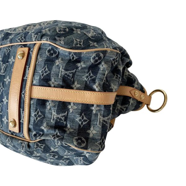 LV Denim Porte Epaule Raye Cabas Bag - Image 7