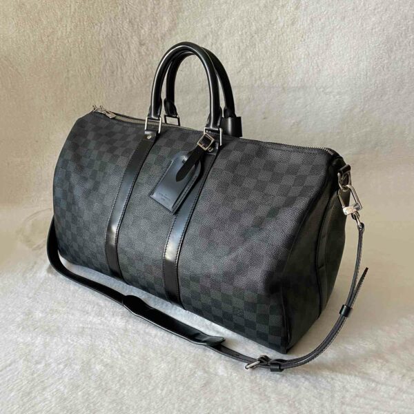 LV Damier Graphite Keepall 45 Bandouliere - Image 4