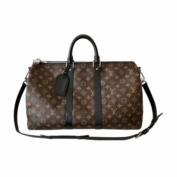 LV Keepall 45 Bandoulière Monogram Macassar - Image 13