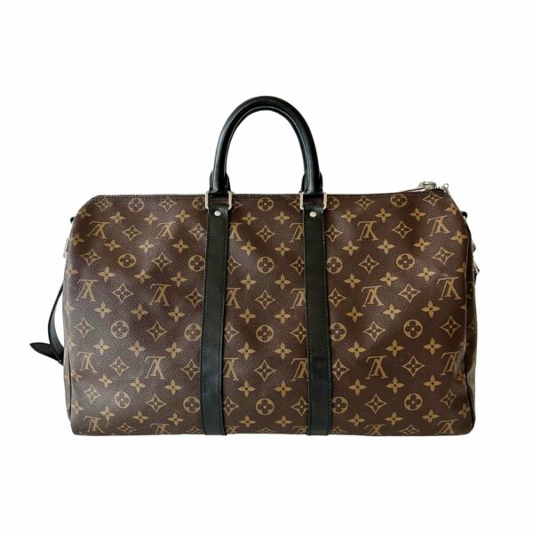 LV Keepall 45 Bandoulière Monogram Macassar - Image 3