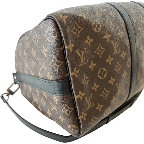 LV Keepall 45 Bandoulière Monogram Macassar - Image 6