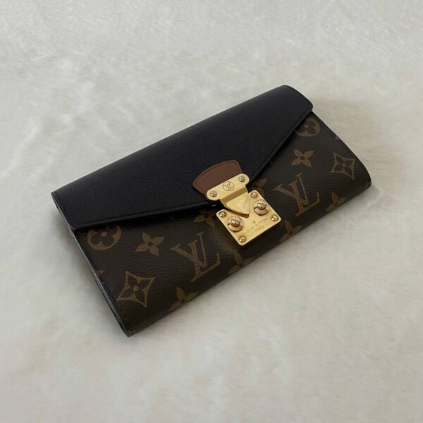 LV Monogram Noir Pallas Wallet