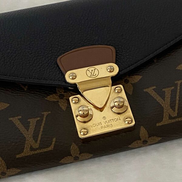 LV Monogram Noir Pallas Wallet - Image 8