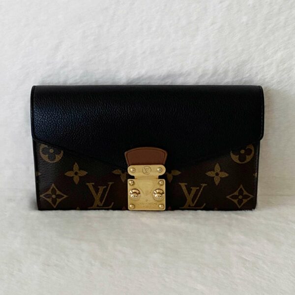 LV Monogram Noir Pallas Wallet - Image 12