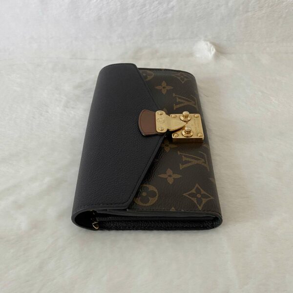 LV Monogram Noir Pallas Wallet - Image 3