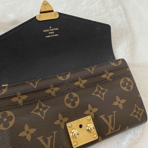 LV Monogram Noir Pallas Wallet - Image 9