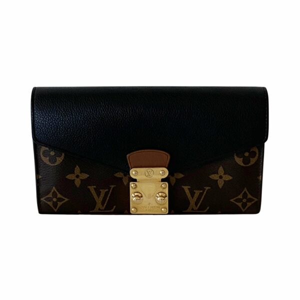 LV Monogram Noir Pallas Wallet - Image 14