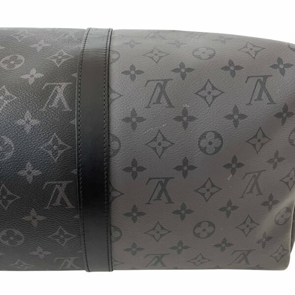 LV Keepall Bandoulière Monogram Eclipse Reverse 50 - Image 12