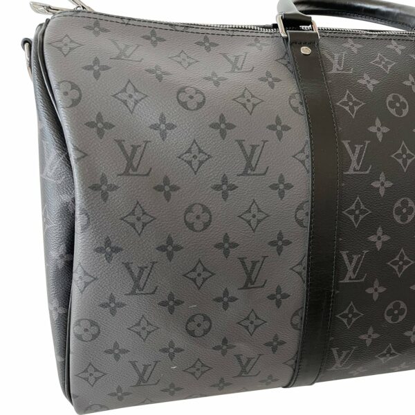 LV Keepall Bandoulière Monogram Eclipse Reverse 50 - Image 11