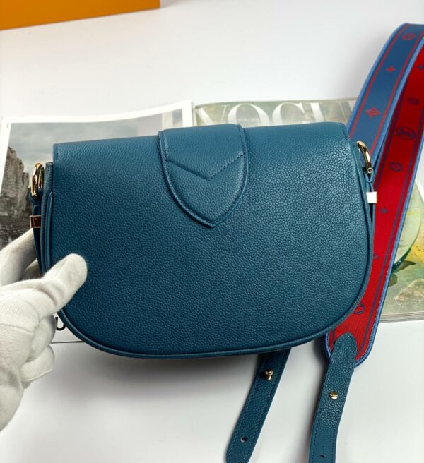 LV Bags PONT 9 SOFT PM blue - Image 3