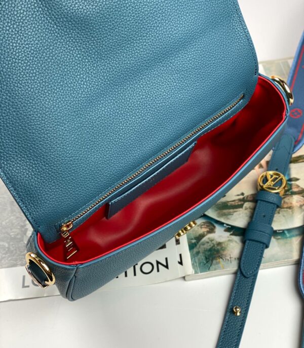 LV Bags PONT 9 SOFT PM blue - Image 5