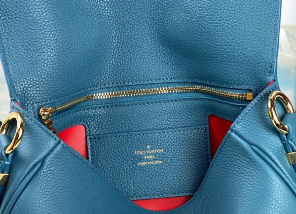 LV Bags PONT 9 SOFT PM blue - Image 6