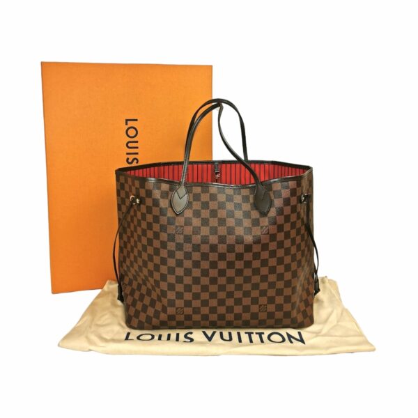 LV Neverfull GM Damier Ebene Canvas - Image 13