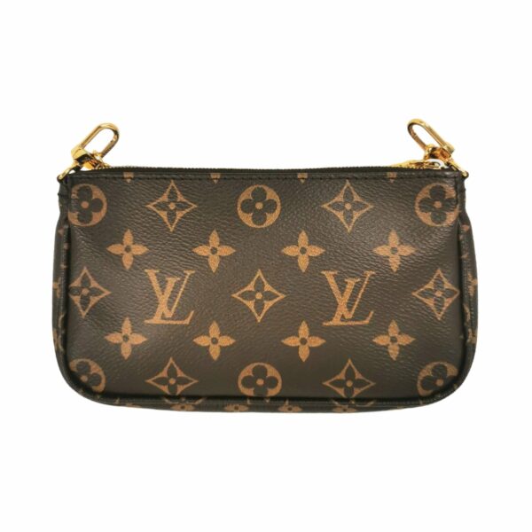 LV Multi-Pochette Accessoires Monogram Canvas Pink Strap - Image 10