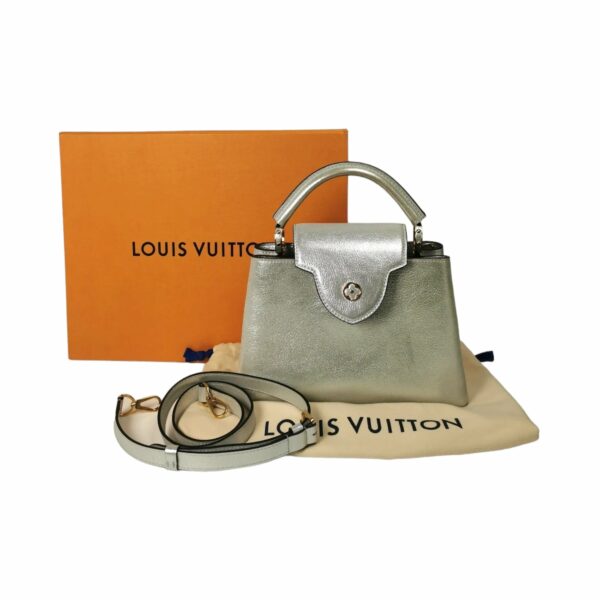 LV Capucines BB Silver - Image 14