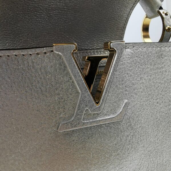 LV Capucines BB Silver - Image 12