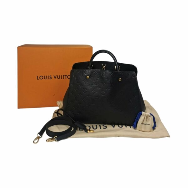 LV Montaigne GM Black Monogram Empreinte - Image 12