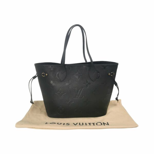 LV Neverfull MM Black Monogram Empreinte - Image 12