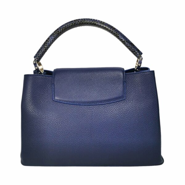 LV Capucines MM Exotic Blue Taurillon - Image 3