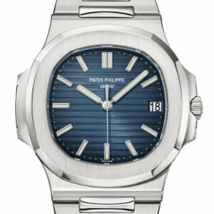 Patek Philippe Nautilus Blue Dial Stainless Steel Mens Watch 5711/1A-010