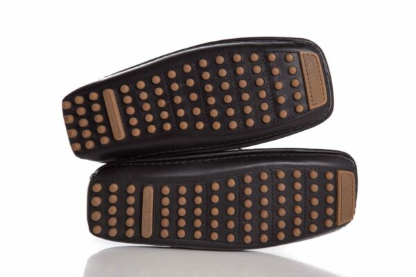 Bottega Veneta Black Square Toe Intrecciato Flats SZ 37 - Image 6