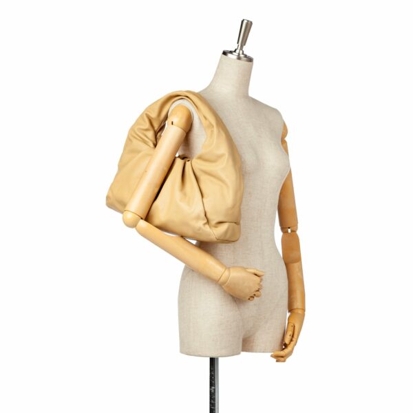 Bottega Veneta Shoulder Pouch Beige - Image 6