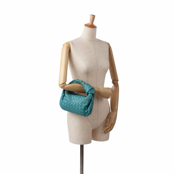 Bottega Veneta Jodie Small Blue Intrecciato - Image 6