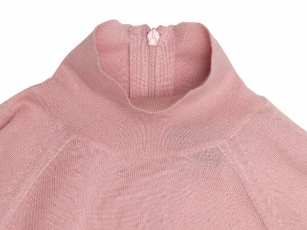 Light Pink LV Cashmere Mock Neck Sweater Size US M - Image 4