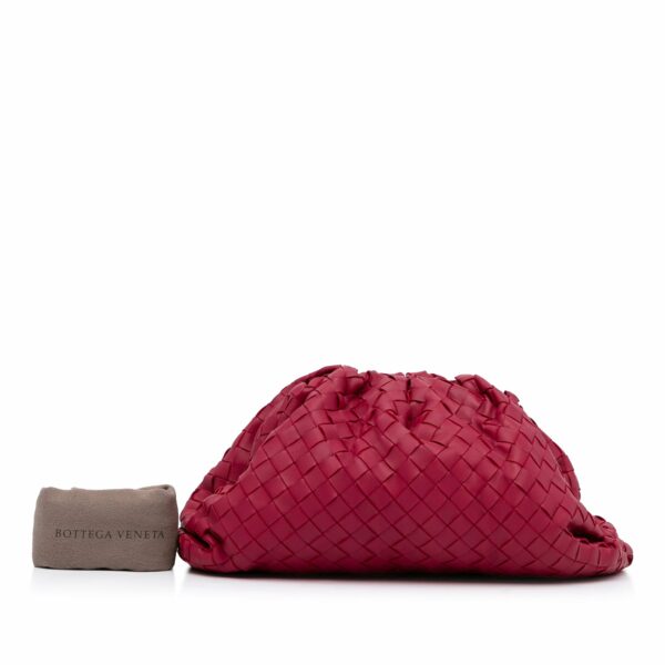 Bottega Veneta The Pouch Pink Intrecciato Leather - Image 10