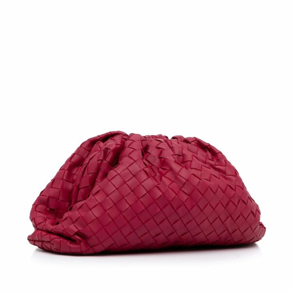 Bottega Veneta The Pouch Pink Intrecciato Leather - Image 2