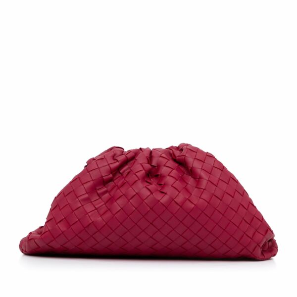 Bottega Veneta The Pouch Pink Intrecciato Leather - Image 4