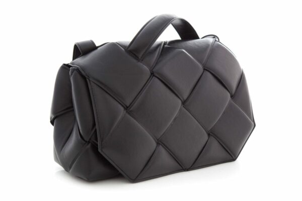 Bottega Veneta Black Woven Napa Cross-Body - Image 2