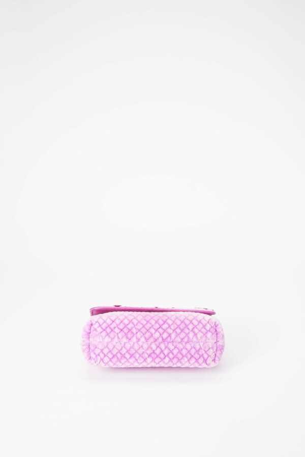 Bottega Veneta Butterfly Crossbody Bag - Pink Velvet - Image 4