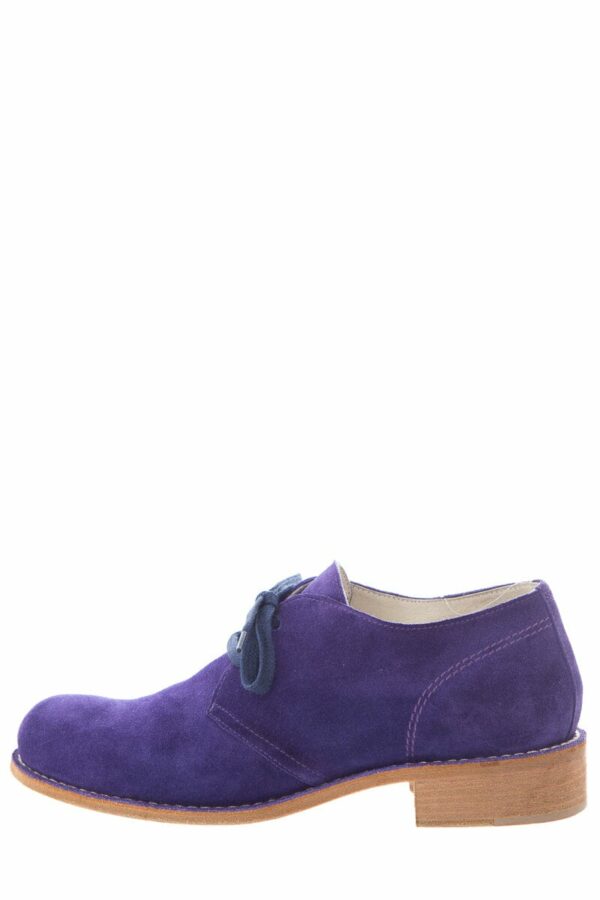 Bottega Veneta Purple Suede Oxford SZ 36.5 - Image 7