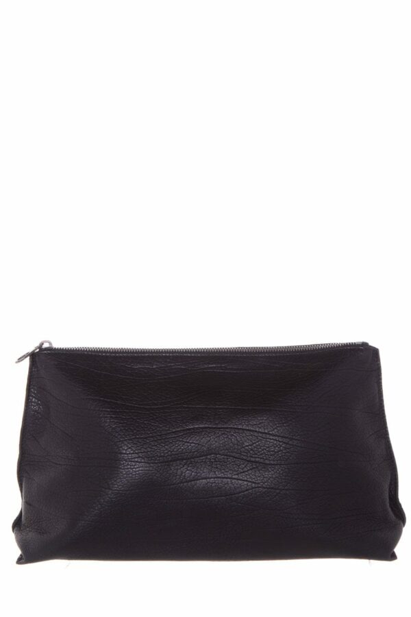 Bottega Veneta Black Leather Cosmetics Case - Image 7