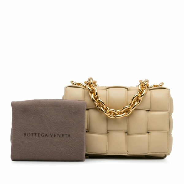 Bottega Veneta Padded Chain Cassette Light Brown