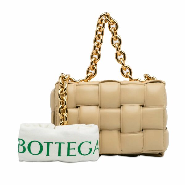 Bottega Veneta Padded Chain Cassette Maxi Brown