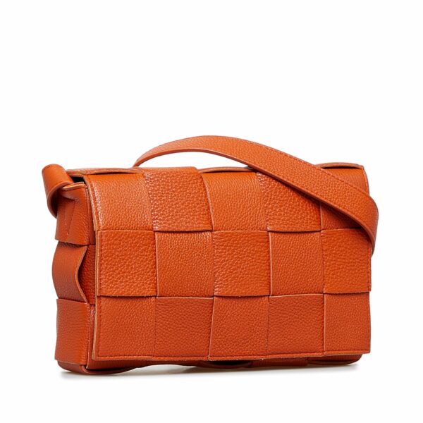 Bottega Veneta Cassette Orange Intrecciato - Image 2