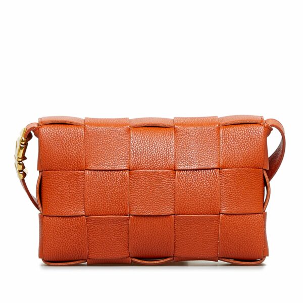 Bottega Veneta Cassette Orange Intrecciato - Image 3