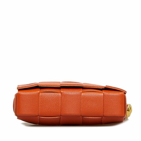 Bottega Veneta Cassette Orange Intrecciato - Image 4