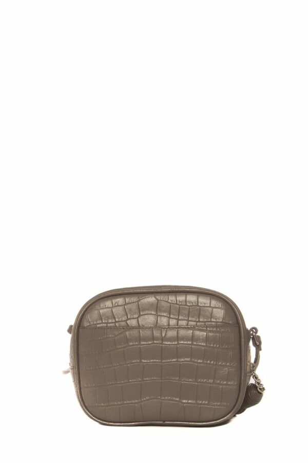 YSL Grey Embossed Croc Blogger  Cross-Body - Image 4