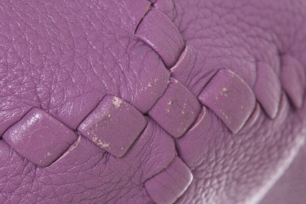 Bottega Veneta Purple Leather Hobo - Image 7