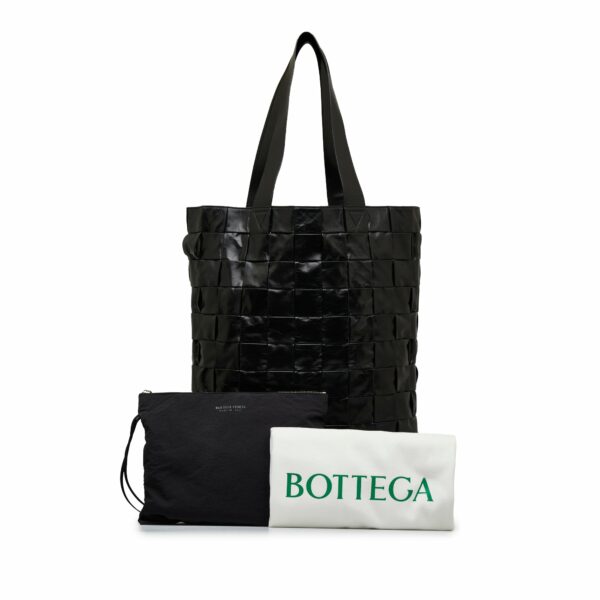 Black Bottega Veneta Maxi Intrecciato Cassette Tote - Image 10