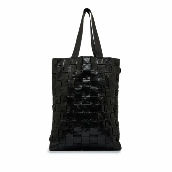 Black Bottega Veneta Maxi Intrecciato Cassette Tote - Image 2