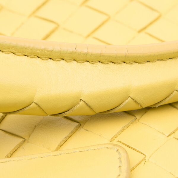 Yellow Bottega Veneta Medium Intrecciato Roma Tote Bag - Image 14