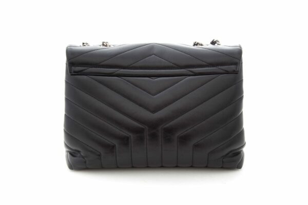 YSL Black Matelasse Calfskin Handbag - Image 3