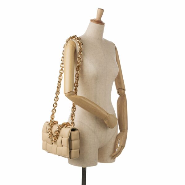 Bottega Veneta Padded Chain Cassette Light Brown - Image 7