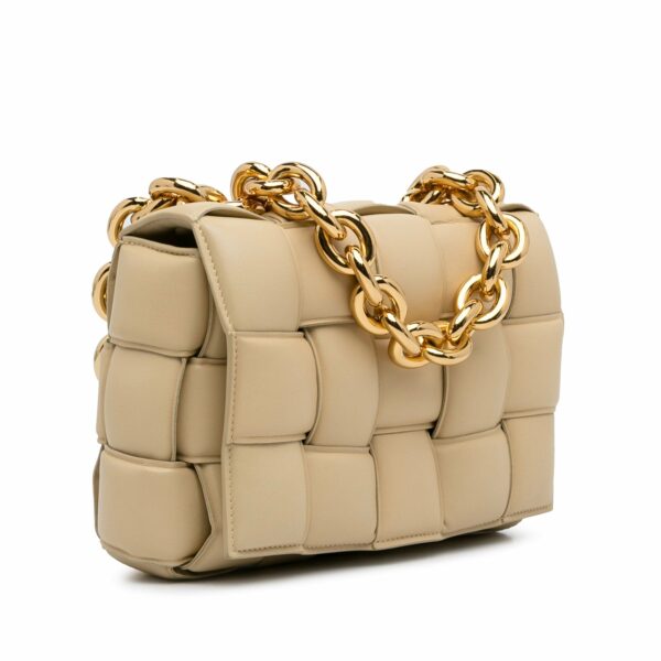 Bottega Veneta Padded Chain Cassette Light Brown - Image 3